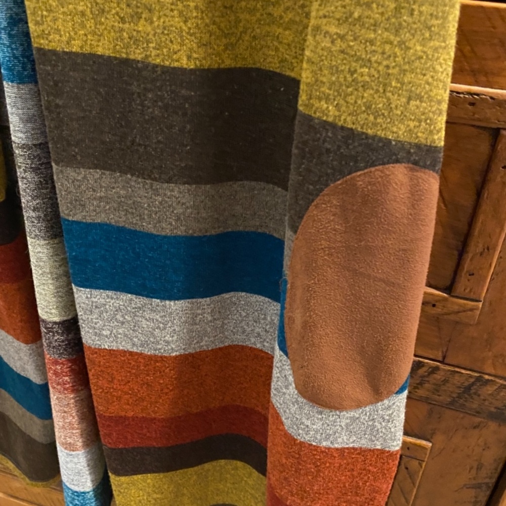 Multicolor striped lightweight cardigan sweater - Picture 2 of 5